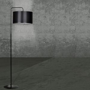 TRAPO LP1 BLACK / BLACK 570/1 lampa podłogowa czarna duży czarny abażur