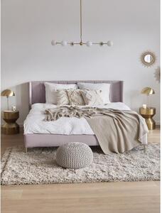 Łóżko tapicerowane z aksamitu Dusk