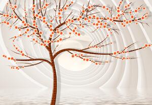 Fototapeta - Drzewo w 3D (196x136 cm)