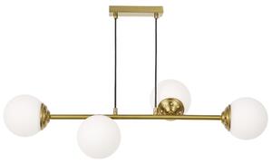 NOWOCZESNA LAMPA WISZĄCA SZCZOTKOWANE ZŁOTO FINO W4