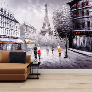 Fototapeta - Obraz olejny, Paryż (196x136 cm)