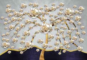 Fototapeta - Drzewo magnolii (196x136 cm)