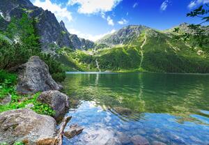 Fototapeta - Jezioro w Tatrach (196x136 cm)