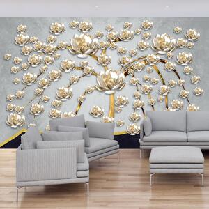 Fototapeta - Drzewo magnolii (196x136 cm)
