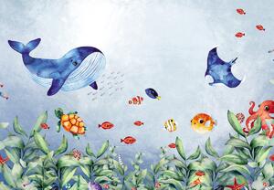 Fototapeta - Podwodny świat (196x136 cm)