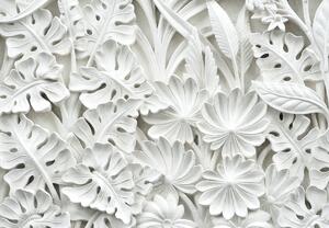 Fototapeta - Alabaster białe kwiaty (196x136 cm)
