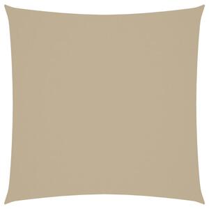 Kwadratowy żagiel ogrodowy z tkaniny oxford, 3,6x3,6 m beżowy