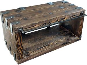 CHYRKA® Umywalka meblowa BORYSLAW umywalka łazienkowa szafka ścienna szafka podumywalkowa metal drewno loft handmade
