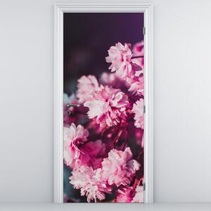 Fototapeta na drzwi - Kwiaty drzewa (95x205cm)