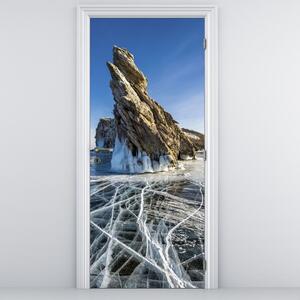 Fototapeta na drzwi - Lodowa skała (95x205cm)