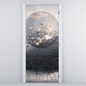 Fototapeta na drzwi - Abstrakcyjna kula (95x205cm)