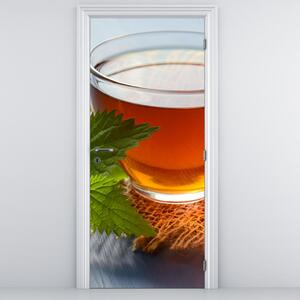 Fototapeta na drzwi - Kubek z herbatą (95x205cm)