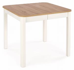 ST46M 90x90-130cm stół rozkładany dąb artisan nogi białe