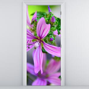 Fototapeta na drzwi - Szczegółowy obraz kwiatu (95x205cm)