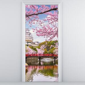 Fototapeta na drzwi - Wiśnie japońskie (95x205cm)