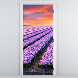 Fototapeta na drzwi - Farma kwiatowa (95x205cm)