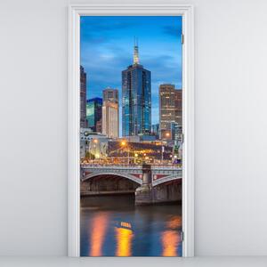 Fototapeta na drzwiach - Miasto Melbourne (95x205cm)