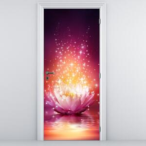 Fototapeta na drzwi - Kwiat lotosu (95x205cm)