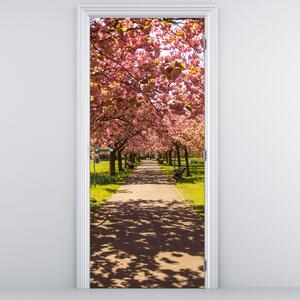 Fototapeta na drzwi - Sad czereśni (95x205cm)