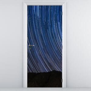 Fototapeta na drzwi - Nocne gwiazdy i niebo (95x205cm)