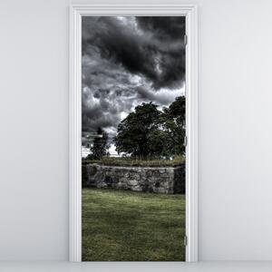 Fototapeta na drzwi - Pochmurne niebo (95x205cm)