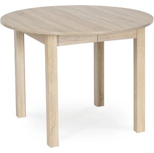 Stół okrągły rozkładany HARY 102-142 cm Dąb Sonoma