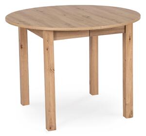 Stół okrągły rozkładany HARY 102-142 cm dąb artisan