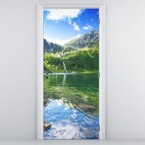 Fototapeta na drzwi - Jezioro w Tatrach (95x205cm)