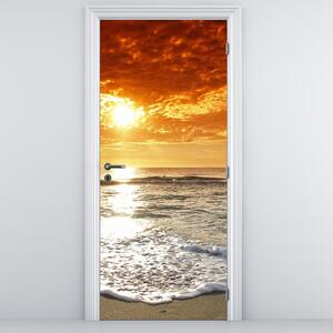 Fototapeta na drzwi - Zachód Słońca na Korsyce (95x205cm)