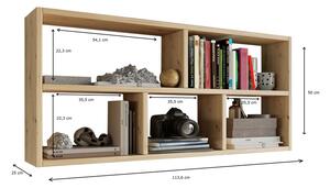 Minimalistyczna półka ścienna na książki artisan - Gerva