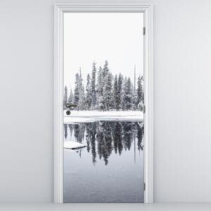 Fototapeta na drzwi - Było biało (95x205cm)