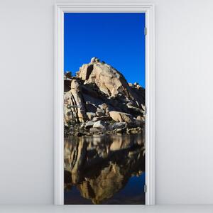 Fototapeta na drzwi - Lustrzane skały (95x205cm)