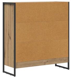Szafka na książki dąb rzemieślniczy 80 x 30 x 86,5 cm