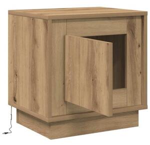 Szafka nocna 2 szt. dÄ b rzemieÅlniczy 44 x 34,5 x 45 cm