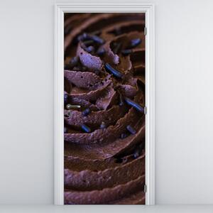 Fototapeta na drzwi - Czekoladowy cupcake (95x205cm)