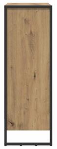 Szafka na książki dąb rzemieślniczy 80 x 30 x 86,5 cm