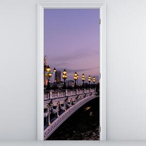 Fototapeta na drzwi - Most Aleksandra III. w Paryżu (95x205cm)
