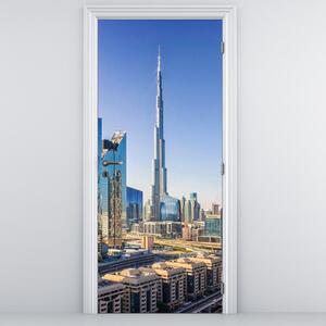 Fototapeta na drzwi - Dubaj rano (95x205cm)