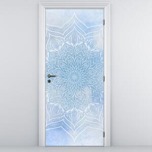 Fototapeta na drzwi - Zimowa mandala (95x205cm)