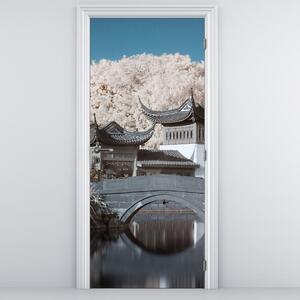 Fototapeta na drzwi - Kwitnące drzewa w Azji (95x205cm)