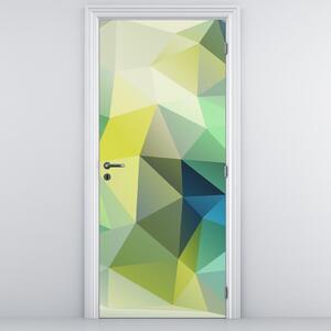 Fototapeta na drzwi - Abstrakcja geometryczna (95x205cm)