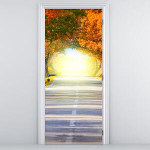 Fototapeta na drzwi - Brama z wierzchołków drzew (95x205cm)