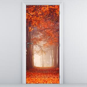 Fototapeta na drzwi - Jesienny las (95x205cm)