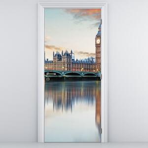 Fototapeta na drzwi - Londyńskie Houses of Parliament (95x205cm)