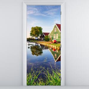 Fototapeta na drzwi - młyny holenderskie (95x205cm)