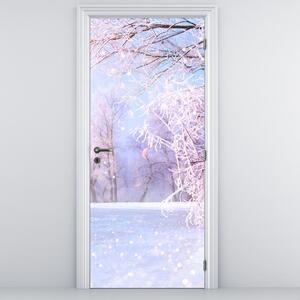 Fototapeta na drzwi - Mroźna zima (95x205cm)