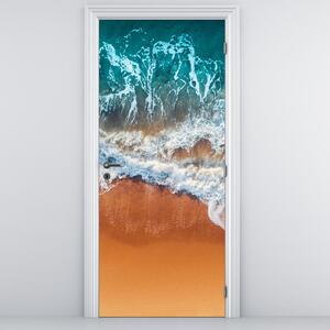 Fototapeta na drzwi - Morska plaża (95x205cm)
