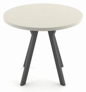ST54M 102x102-200cm stół okrągły rozkładany kaszmir nogi metalowe czarne