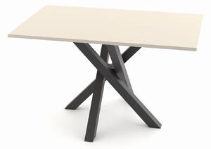 ST61M 80x135cm stół kolor szampański metalowe czarne