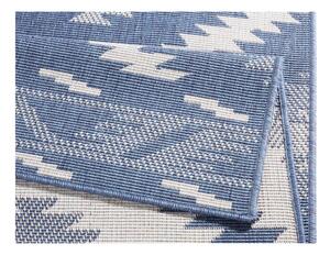 Niebiesko-kremowy dywan odpowiedni na zewnątrz NORTHRUGS Malibu, 170x120 cm
